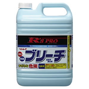 リンレイ 【ケース販売特価 3本セット】塩素系漂白剤 《R'S PRO ブリーチ》 液体タイプ 内容量5kg 【ケース販売特価 3本セット】塩素系漂白剤 《R'S PRO ブリーチ》 液体タイプ 内容量5kg 714914