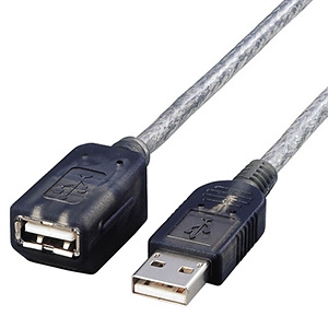 ELECOM USB1.1延長ケーブル Aオス-Aメスタイプ マグネット内蔵 1m USB-EAM1GT