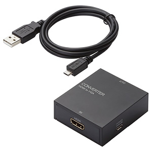 ELECOM 映像変換コンバーター HDMI→VGA AD-HDCV01