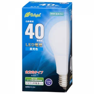 LDA5D-GAG26_set (オーム電機(OHM))｜40W形相当(全光束485lm以上)｜LED