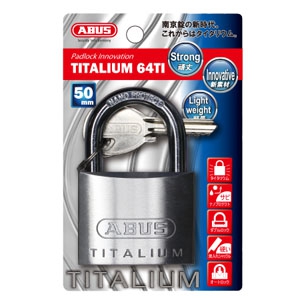 ABUS 【ケース販売特価 5個セット】タイタリウム 64TIシリーズ ブリスターパック 50KD BP-64TI/50KD