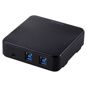 ELECOM USB切替器 PC2台切替 USB3.0対応 手元スイッチ付 USB切替器 PC2台切替 USB3.0対応 手元スイッチ付 U3SW-T2