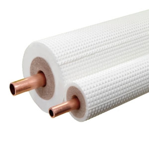【生産完了品】冷媒被覆銅管ペアチューブ ガス管高断熱 3種対応 長さ20m KPH-2320