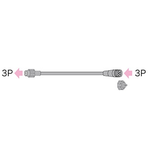 ジェフコム 延長コード 3P SJ-NHシリーズ用 長さ10m SJ-NH06-L100-3P