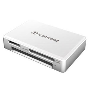 トランセンド マルチカードリーダー USB3.1 Gen1 ホワイト TS-RDF8W2