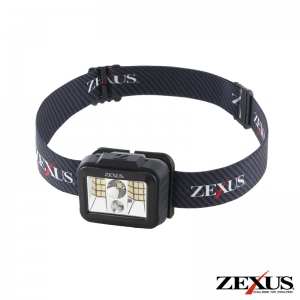 LEDヘッドライト 電池別売 ブラック ZX-190
