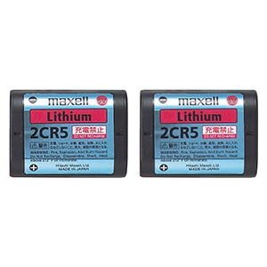 マクセル カメラ用リチウム電池 2CR5タイプ 2個入 2CR5.2BP