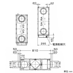 VL-25ZMHV-S (三菱)｜天井埋込形｜換気扇｜電材堂【公式】