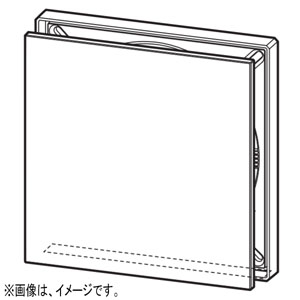 三菱 差圧式給気レジスター プッシュ式 天井据付専用 パイプ径φ150mm 風向調整機能付 P-18TQSR