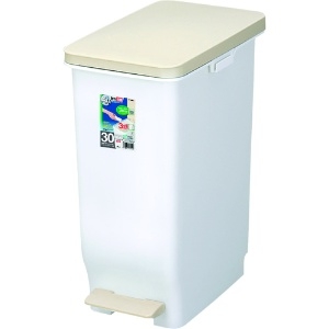 テラモト ペダル式ゴミ箱 《セパ》 スリムペダル 容量30L DS-240-630-0