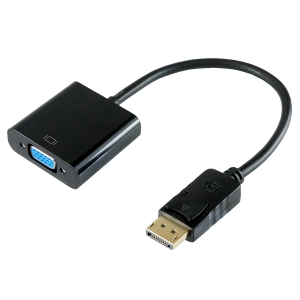 ホーリック 【生産完了品】Displayport-VGA変換アダプタ 10cm DPVGF01-182BK