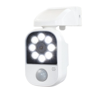 LED充電式防犯カメラ型センサーライト 200lm DLC-2T100AR