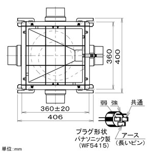 パナソニック 中間ダクトファン サニタリー・1〜3室用 BL認定品 パイプ径φ100mm 風圧式シャッター付 中間ダクトファン サニタリー・1〜3室用 BL認定品 パイプ径φ100mm 風圧式シャッター付 FY-18DPKC1BL 画像3