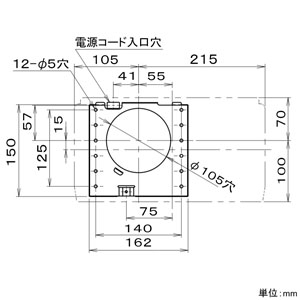 パナソニック パイプファン 《Q-hiファン》 6畳用 壁掛・1パイプ式 常時換気タイプ 速結端子付 パイプファン 《Q-hiファン》 6畳用 壁掛・1パイプ式 常時換気タイプ 速結端子付 FY-6V-W 画像3