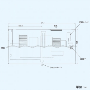 VFP-14JD(C) (東芝)｜東芝製｜換気扇｜電材堂【公式】