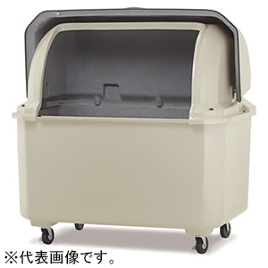 テラモト 【生産完了品】集積保管容器 《ワイドペールFR》 容量1000L キャスター付 DS-259-601-0