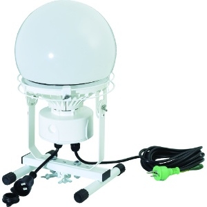 床置きLED投光器(連結可能)ディスクボール100w 床スタンド式 昼白色 収納ケース付 L100W-AB-50K-PBOX
