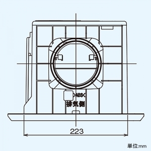 日本キヤリア(東芝) ダクト用換気扇 ≪ツインエアロファン≫ ルーバーセットタイプ 低騒音形 DCモータータイプ スタンダード格子タイプ サニタリー用 プラスチックボディ 接続ダクトφ100mm 埋込寸法225mm角 ダクト用換気扇 ≪ツインエアロファン≫ ルーバーセットタイプ 低騒音形 DCモータータイプ スタンダード格子タイプ サニタリー用 プラスチックボディ 接続ダクトφ100mm 埋込寸法225mm角 DVF-TD14CLD 画像3