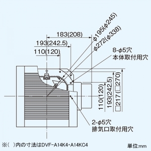 DVF-A10KC4 (東芝)｜東芝製｜換気扇｜電材堂【公式】