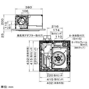 F-PSM20 (パナソニック)｜天井埋込形空気清浄機｜換気扇｜電材堂【公式】