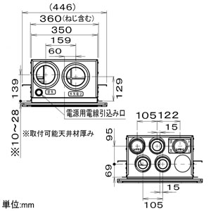 FY-80VB1A (パナソニック)｜換気ユニット｜換気扇｜電材堂【公式】