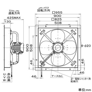 FY-75KTUS4 (パナソニック)｜産業用有圧換気扇｜換気扇｜電材堂【公式】