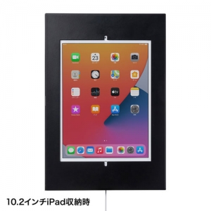 サンワサプライ 【限定特価】高さ可変機能・セキュリティボックス付きiPadスタンド 高さ可変機能・セキュリティボックス付きiPadスタンド CR-LASTIP32 画像2