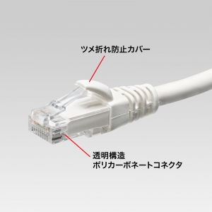 サンワサプライ カテゴリ6Aより線LANケーブル カテゴリ6Aより線LANケーブル KB-T6AY-05W 画像2