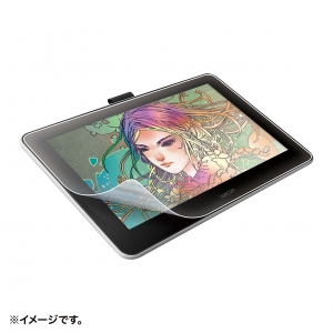 サンワサプライ Wacom ペンタブレット Wacom One用ペーパーライク反射防止フィルム LCD-WO13P