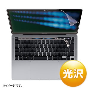 サンワサプライ Apple 13インチMacBook Pro Touch Bar搭載2020年モデル用液晶保護光沢フィルム LCD-MBR13KFT2