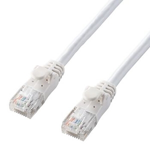 ELECOM LANケーブル ソフトタイプ CAT6A準拠 ヨリ線 長さ7m ホワイト LANケーブル ソフトタイプ CAT6A準拠 ヨリ線 長さ7m ホワイト LD-GPAY/WH7