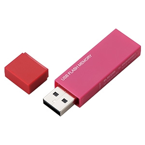 ELECOM キャップ式USBメモリー USB2.0対応 32GB ピンク MF-MSU2B32GPN