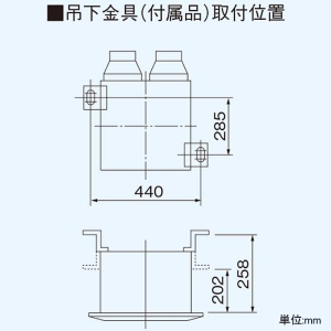 日本キヤリア(東芝) 空調換気扇 天井カセット形 フラットインテリアパネル 全熱交換形 同時給排気式 接続ダクトφ100mm 埋込寸法405mm角 空調換気扇 天井カセット形 フラットインテリアパネル 全熱交換形 同時給排気式 接続ダクトφ100mm 埋込寸法405mm角 VFE-125FP 画像4