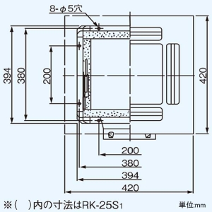 RK-20S1 (東芝)｜インテリア用部材｜換気扇｜電材堂【公式】