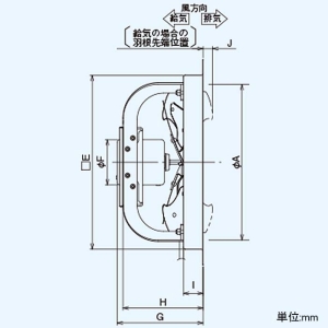 VP-354SNXA1 (東芝)｜産業用有圧換気扇｜換気扇｜電材堂【公式】