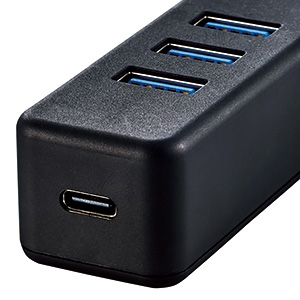 ELECOM 【限定特価】USB3.1(Gen1)ハブ USB3ポート PD対応 長さ0.3m ブラック USB3.1(Gen1)ハブ USB3ポート PD対応 長さ0.3m ブラック U3HC-T431P5BK 画像2