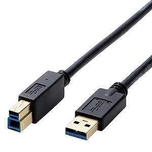 ELECOM USB3.0ケーブル TypeA-TypeB 長さ1.5m DH-AB3N15BK