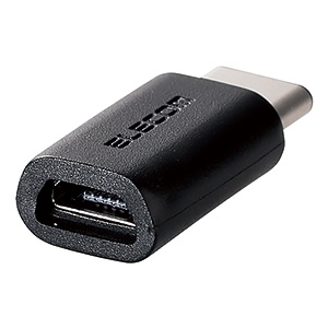 ELECOM USB2.0変換アダプタ TypeC-microBメス USB2.0変換アダプタ TypeC-microBメス TB-MBFCMADBK 画像2