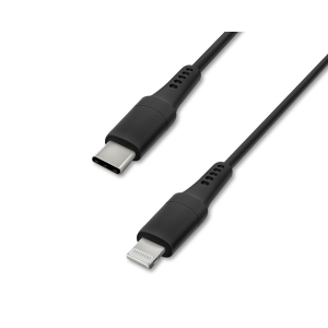 アイリスオーヤマ USB-C to Lightningケーブル 1m ブラック ICCL-A10-B