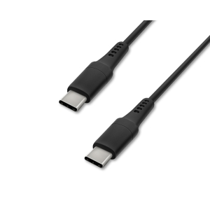 アイリスオーヤマ USB-C to USB-Cケーブル 1.5m ブラック ICCC-A15-B