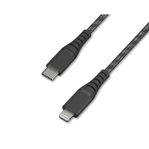 アイリスオーヤマ 高耐久USB-C to Lightningケーブル 1m ブラック ICCL-C10-B