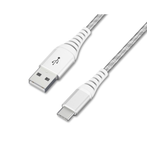 アイリスオーヤマ 高耐久USB-Cケーブル 1.5m シルバー ICAC-C15-S