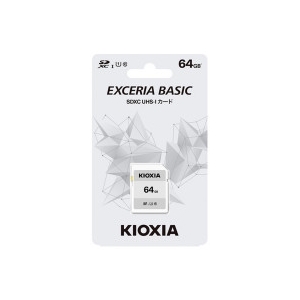 KIOXIA SDXCメモリーカード UHS-I 64GB ベーシックモデル KCA-SD064GS