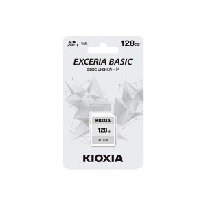 KIOXIA SDXCメモリーカード UHS-I 128GB ベーシックモデル KCA-SD128GS