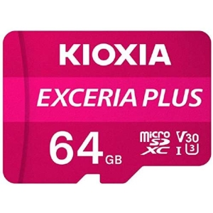 KIOXIA microSDメモリカード 64GB クラス10 UHSスピードクラス3 EXCERIA PLUS KMUH-A064G