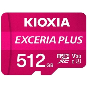 KIOXIA microSDメモリカード 512GB クラス10 UHSスピードクラス3 EXCERIA PLUS KMUH-A512G