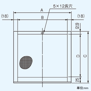 日本キヤリア(東芝) 防虫網 有圧換気扇ステンレス形用ウェザーカバー用 ステンレス製 C-50SPA・50SDPA専用 産業用換気扇別売部品 防虫網 有圧換気扇ステンレス形用ウェザーカバー用 ステンレス製 C-50SPA・50SDPA専用 産業用換気扇別売部品 CN-50SPMA 画像3