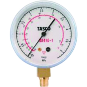 タスコ R410A、R32用高精度圧力計/連成計 TA141G-1