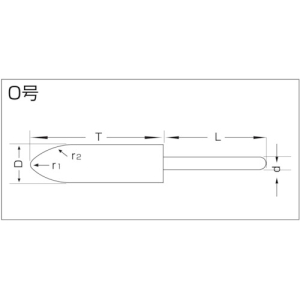 ナニワ研磨 NPパック 軸付砥石 WA O 19×38×6 NP-2547