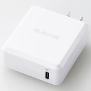 ELECOM AC充電器 PD対応 超高速充電タイプ 最大出力18W Type-C×1ポート ホワイト MPA-ACCP06WH